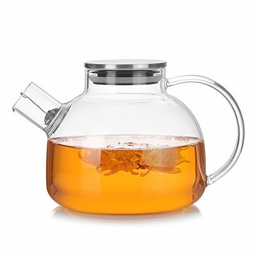 Place sfdh Glass Tea Pot Heat-Resistant Health Pot Filter Tea Pot Transparent Cool