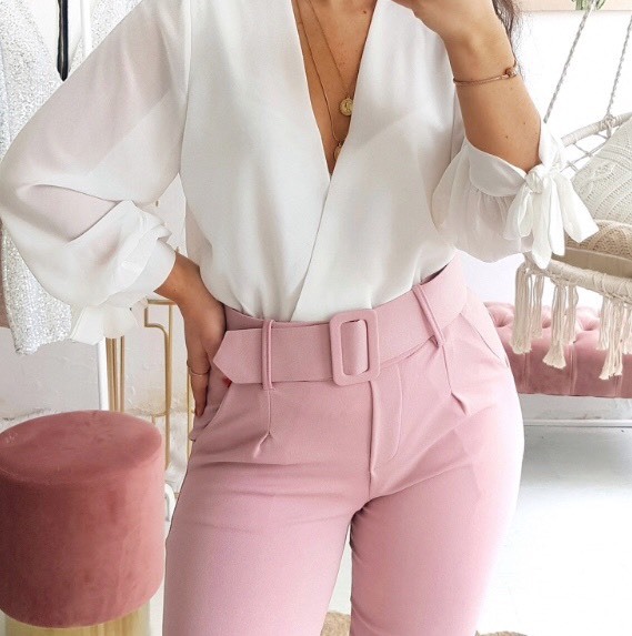 Social Calça rosa 