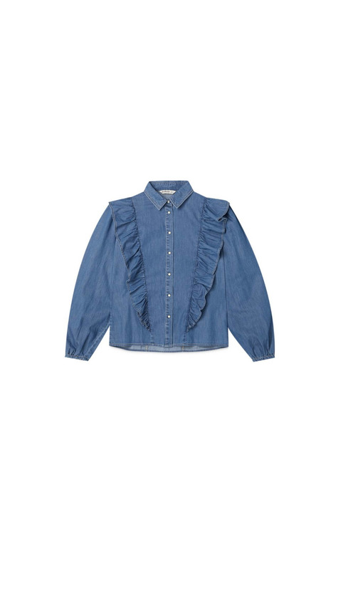 Producto Blusa com folhos Denim