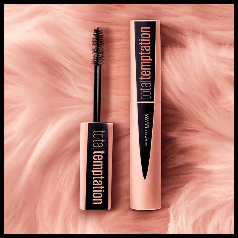 Social Maybelline New York Total Temptation Máscara de Pestañas Volumen y Longitud