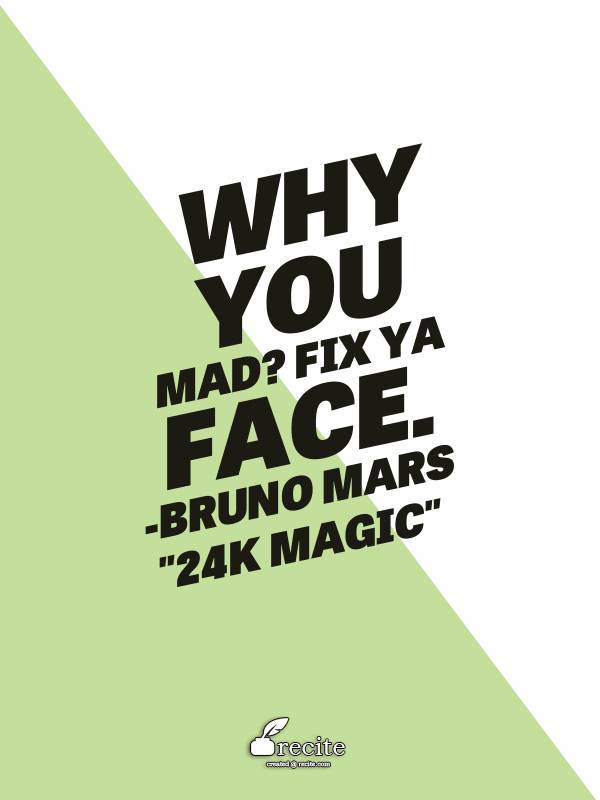 Canción Bruno Mars - 24K Magic