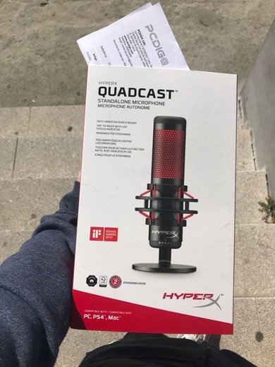 Microfone HyperX QuadCast 