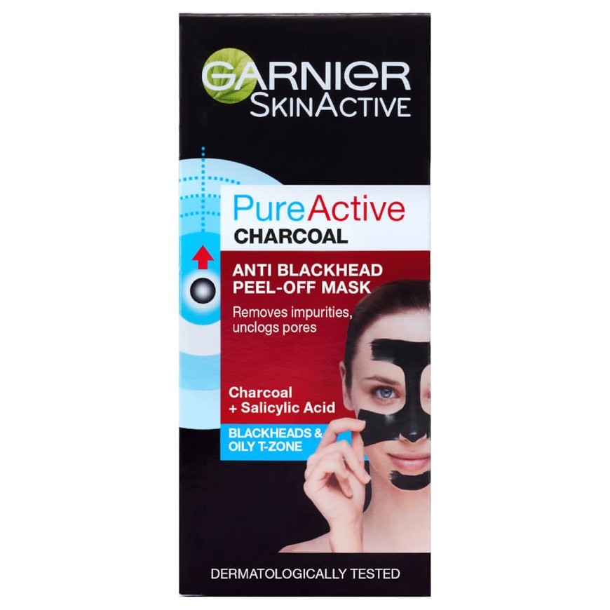 Moda Máscara Facial Peel Off Antipontos Negros Pure Active Carvão