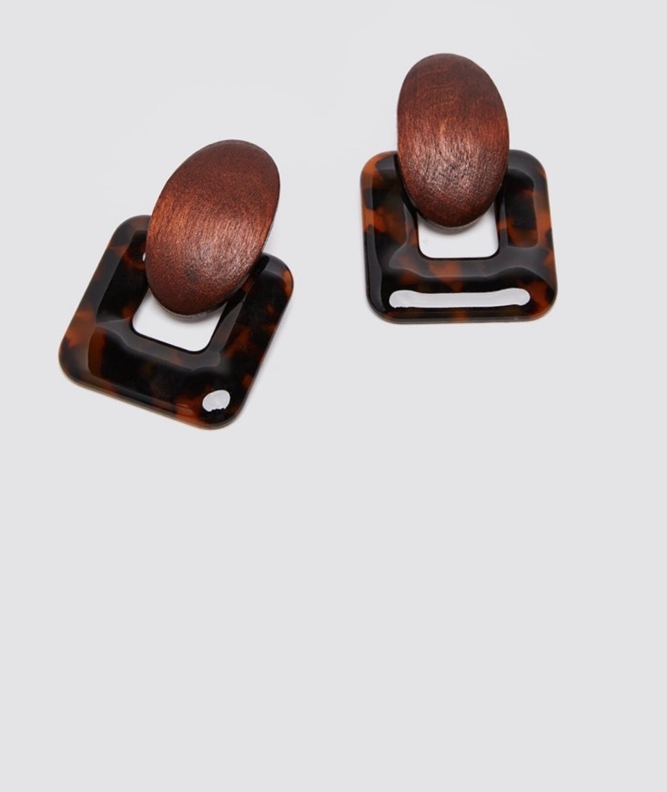 Social BRINCOS DE MADEIRA E DE ACETATO