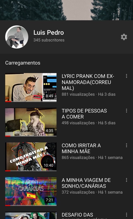 Social Canal de YouTube 