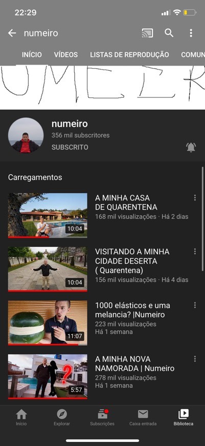 Fashion Canal de YouTube do numeiro 