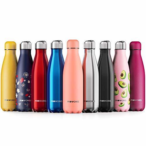 Social Proworks Botellas de Agua Deportiva de Acero Inoxidable