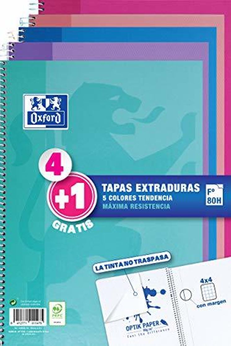 Social Oxford - Pack de 5 cuadernos