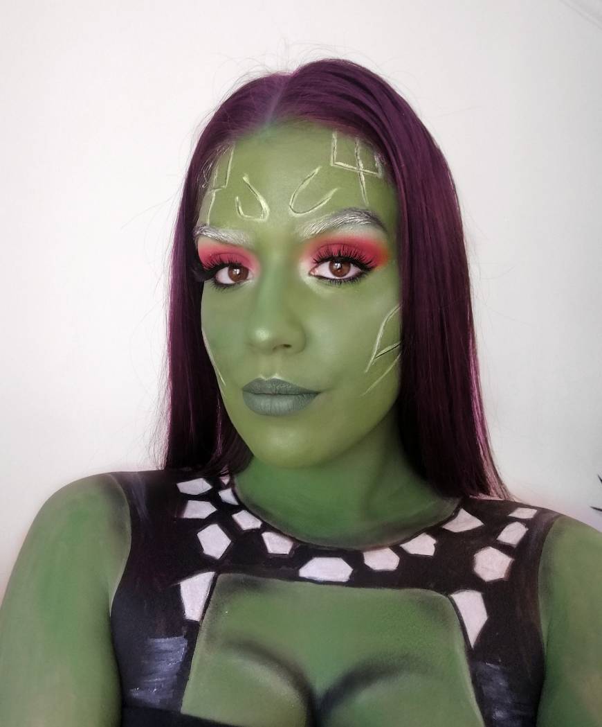 Fashion Gamora makeup 