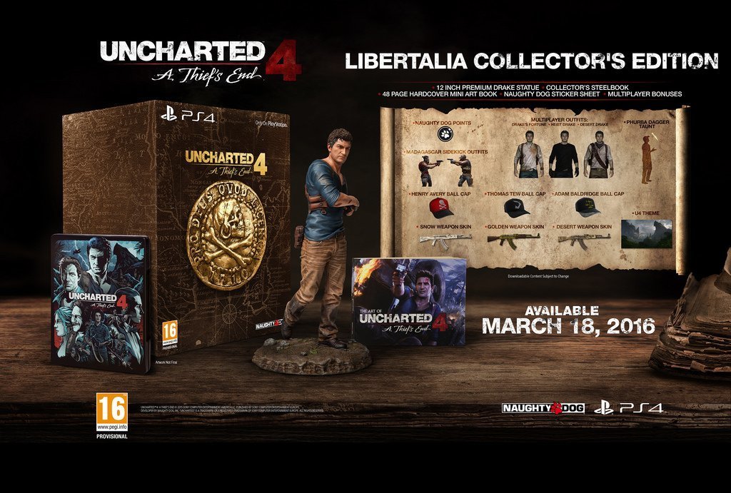 Electrónica Uncharted 4