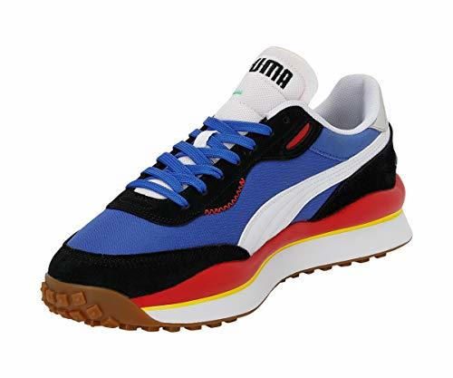 Puma Sneakers uomo Daz Blue-P.Black-High Risk Red Style Rider Play on 371150