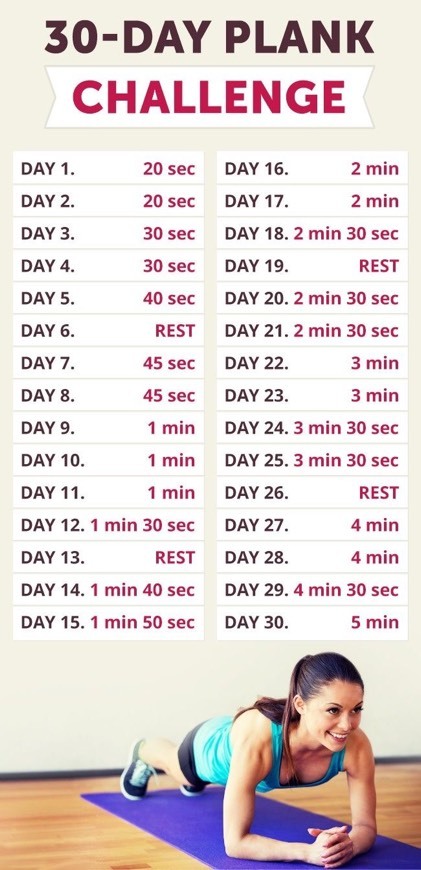 Fashion 30 days Plank