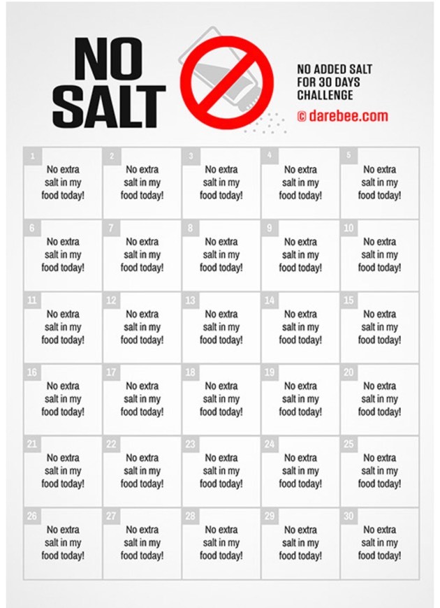 Fashion 30 days no salt