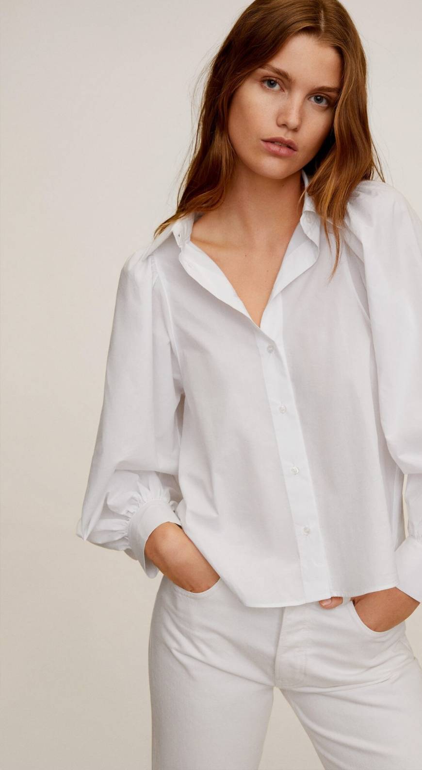 Camisa manga abaloada