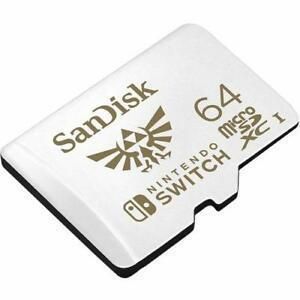 Tarjeta microSDXC de 64GB para Nintendo Switch