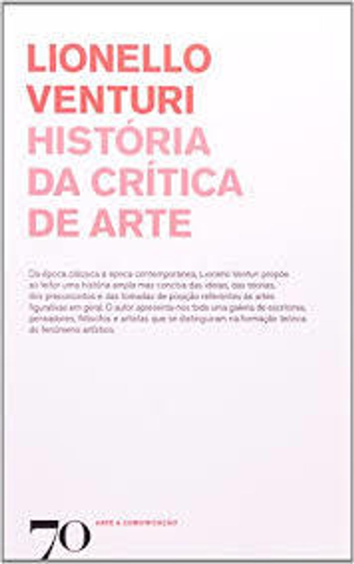 Libro Historia de la crítica del arte