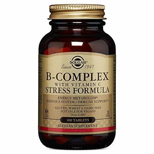 Solgar Vitamina B-Complex con Vitamina C Comprimidos