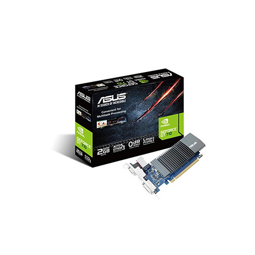 ASUS GT710-SL-2GD5 GeForce GT 710 2GB GDDR5 - Tarjeta gráfica