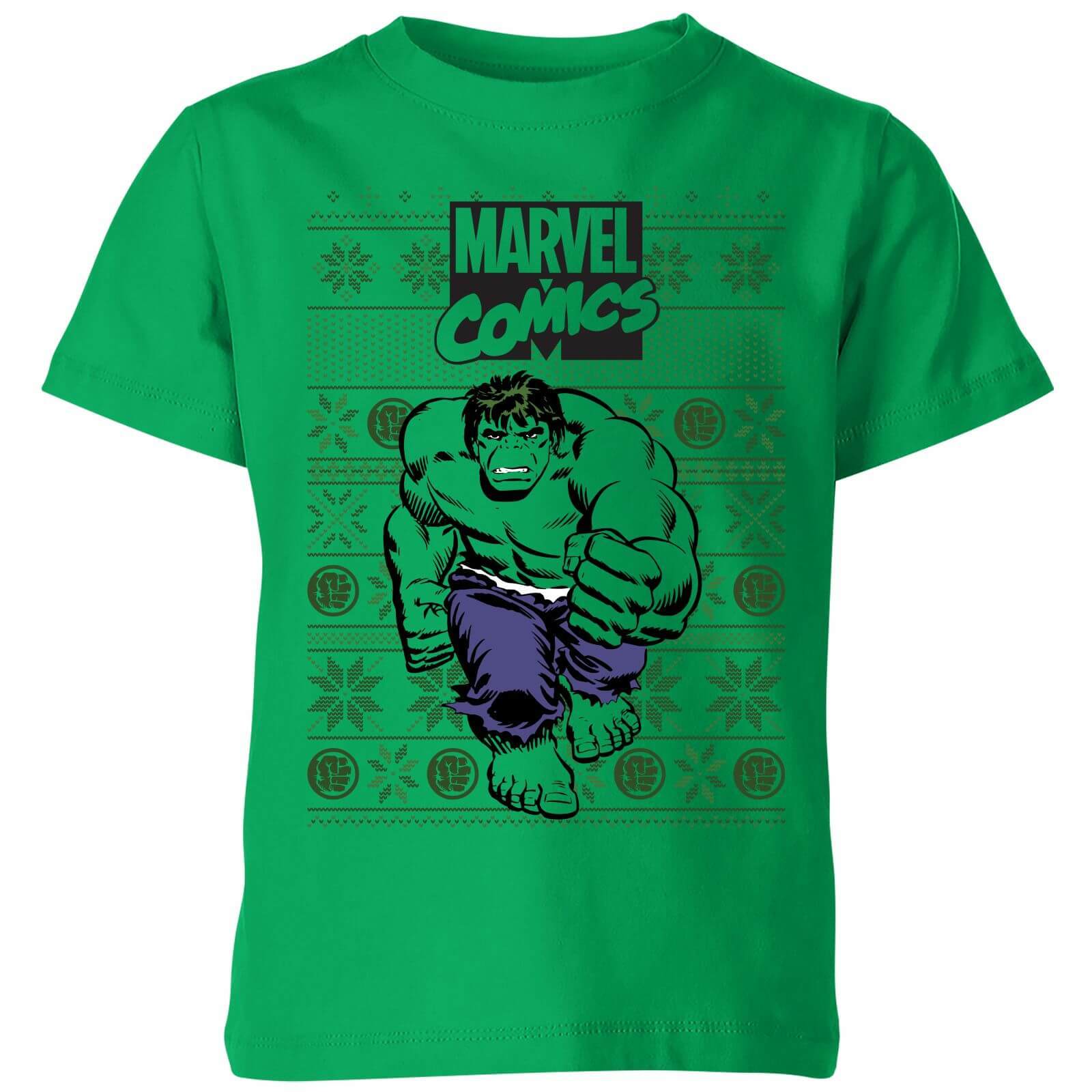 Product Marvel Avengers Hulk Kids Christmas T-Shirt