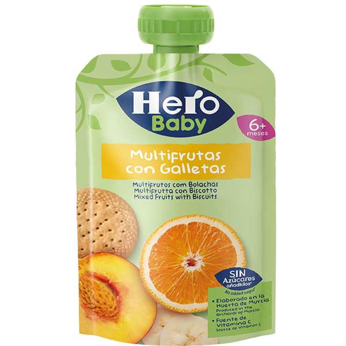 Fashion Bolsita Hero Baby Multifrutas con Galleta | Hero Baby