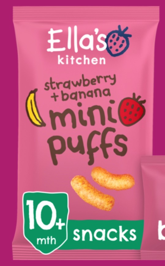 Product Strawberry and banana puffs