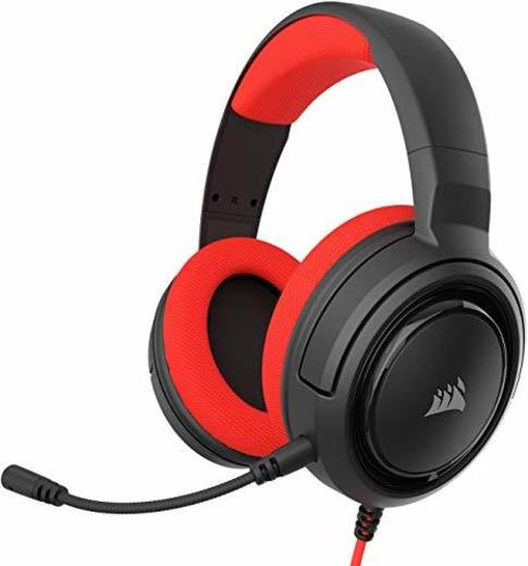 Corsair Gaming Headset HS35 Stereo Stereo Gaming Headset -Red- PC PS4 Switch