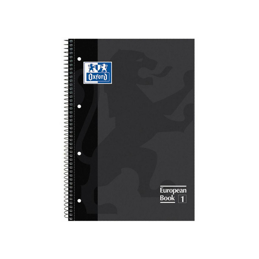 Products Oxford caderno preto espiral pautado capa dura