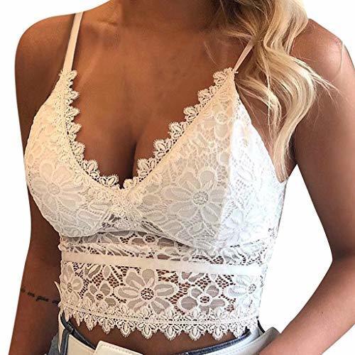 Moda MAYOGO Sujetador Lenceria Encaje Sexy Mujer Push up Tallas Grandes Sostén Tirantes