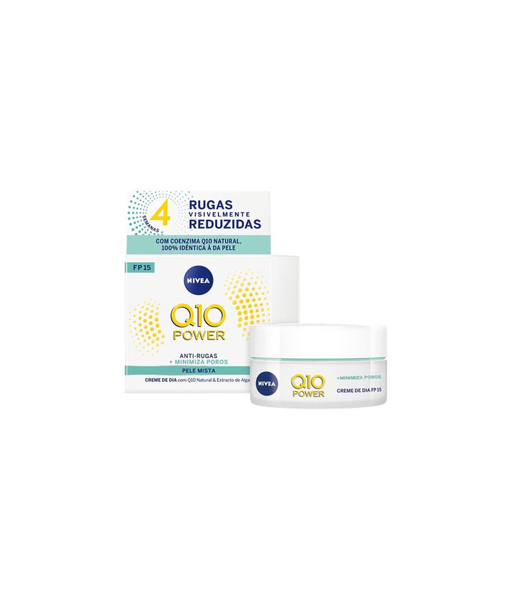 Social NIVEA Q10 Power Antiarrugas Cuidado de Día Triple Defensa FP30