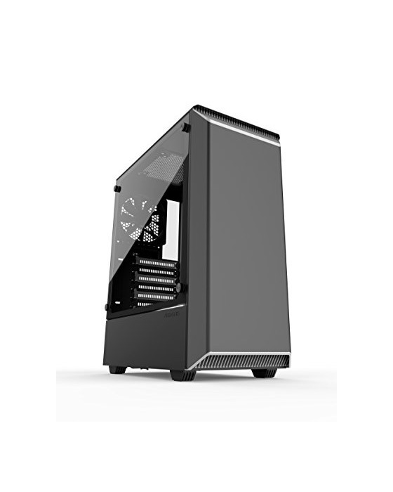 Electrónica Phanteks Eclipse P300 Tempered Glass Midi-Tower Negro, Blanco - Caja de Ordenador