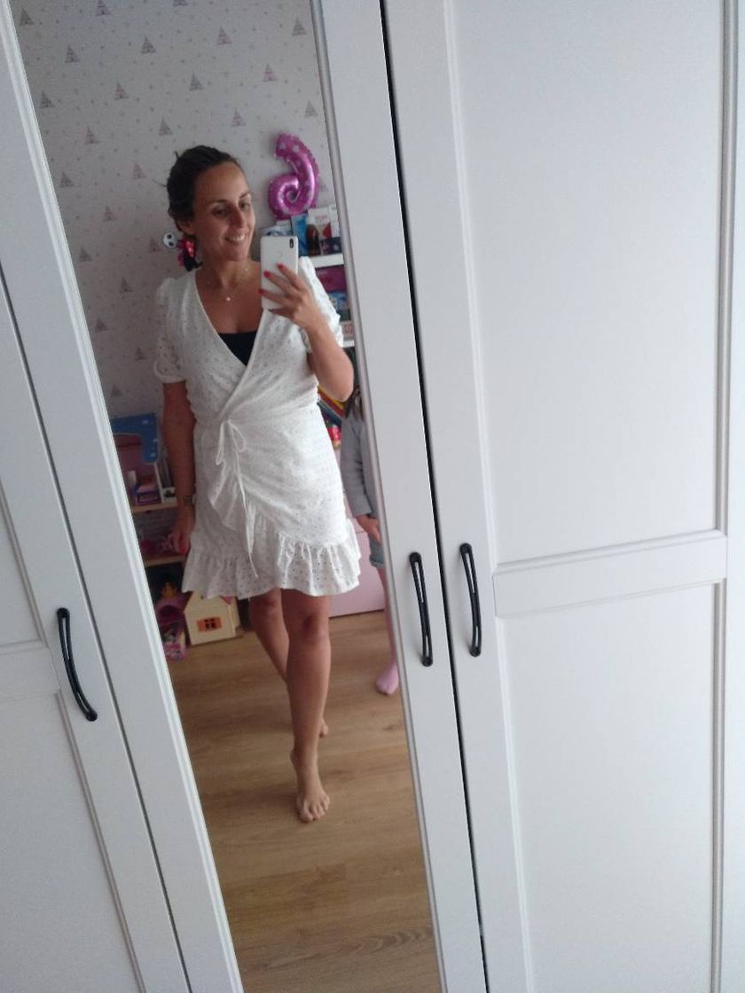 Moda Vestido branco renda