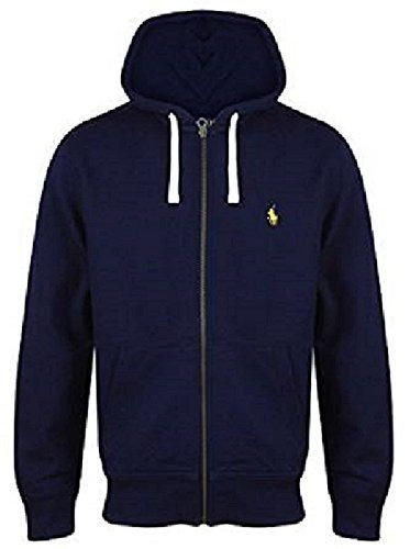 Ralph Lauren Polo Hombre de Forro Polar Sudadera con Capucha S – XXL Azul