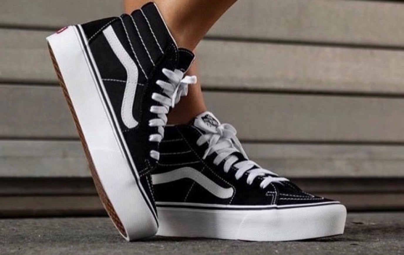 Producto Vans pretas SK8-HI PLATFORM 2.0