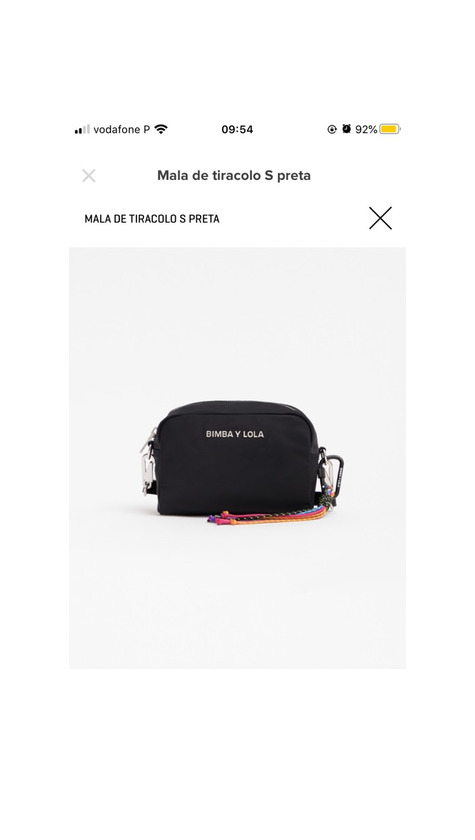 Social Mala de tiracolo S preta 