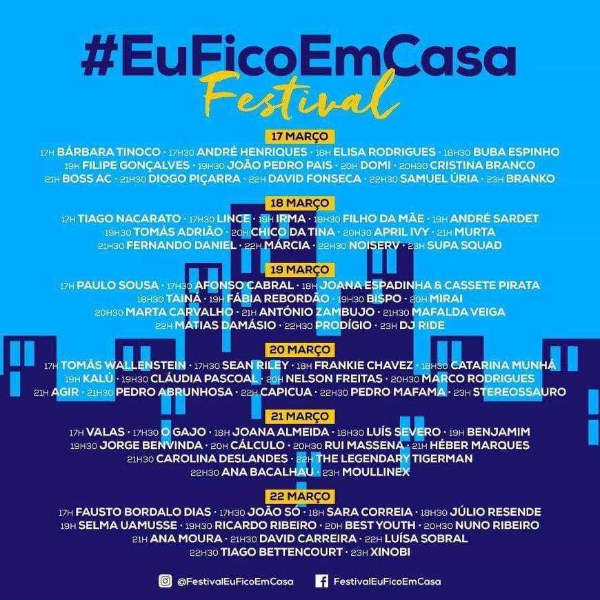 Music Festival #euficoemcasa