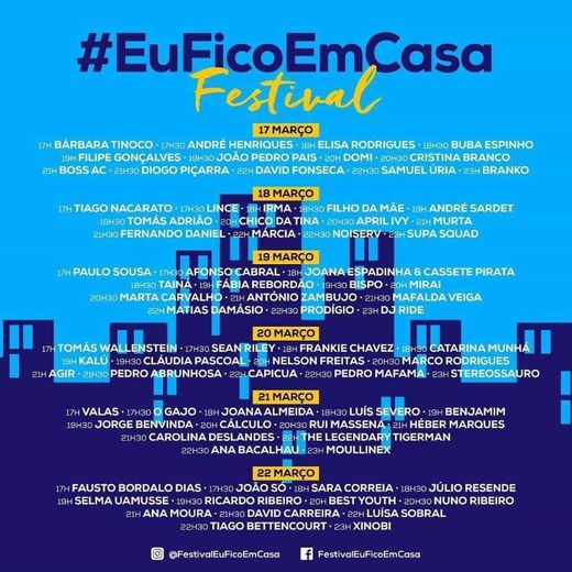 Festival #euficoemcasa