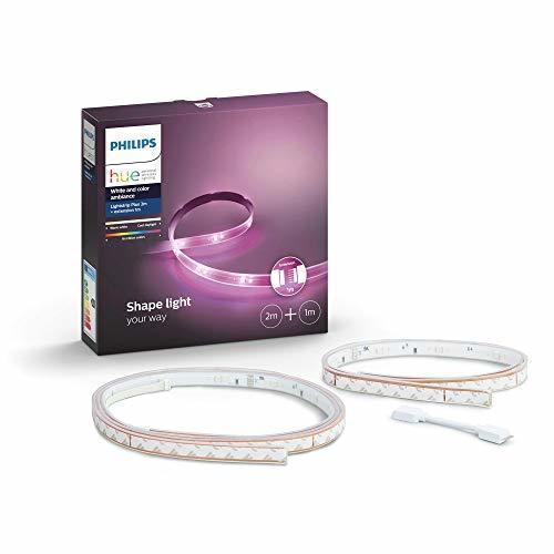 Social Philips Hue White and Color Ambiance Pack de Lightstrip plus Tira de