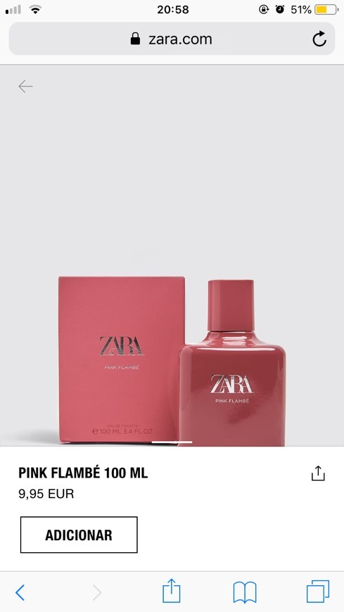 Moda Zara Pink Flambé