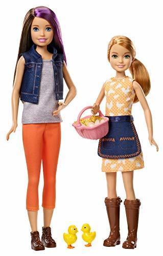 Place Mattel Barbie-Mueñecas Skipper y Stacie granjeras con Accesorios