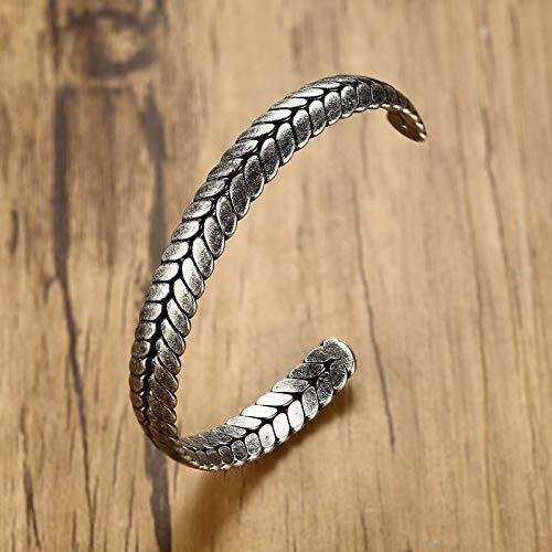 Product NRJZSS Elegante Brazalete de Forma de Oreja de Trigo para Hombres Mujeres