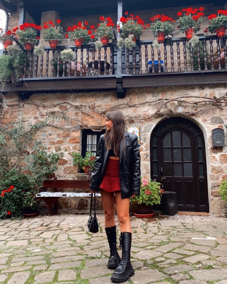 Moda Blazer efecto piel - Cazadoras y abrigos - Mujer