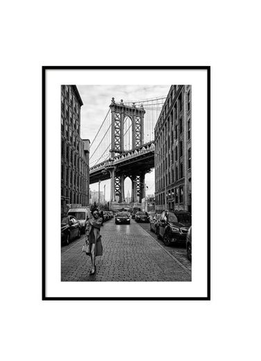 Woman By Manhattan Bridge
