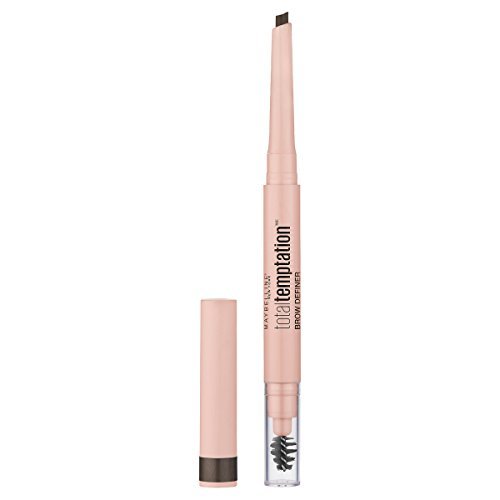 Social MAYBELLINE - Total Temptation Eyebrow Definer Pencil, Deep Brown - 0.005 oz.