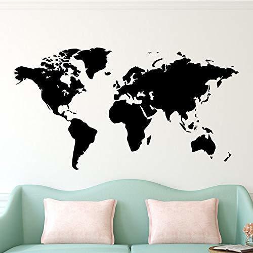 Home cmX cm Wall Sticker Carte Du Monde pour la Maison Salon Décoration