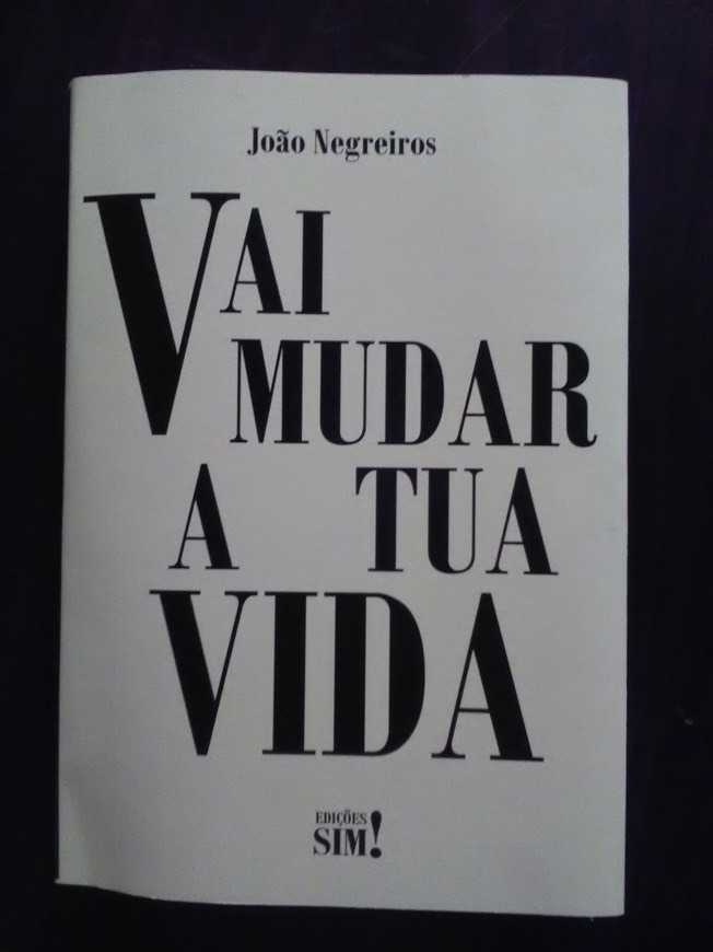 Book Vai mudar a tua vida 