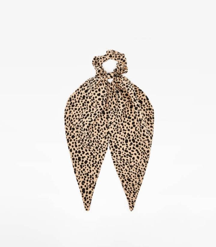 Social Scrunchie leopardo Bershka