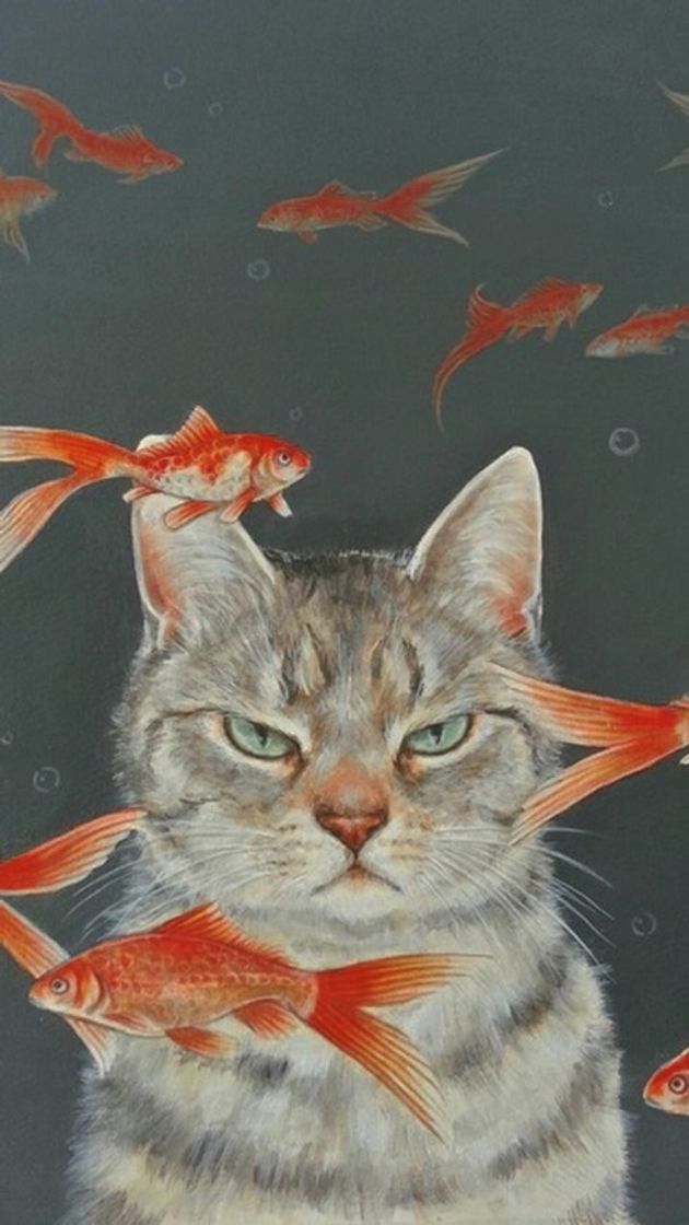 Moda Wallpaper cat fish