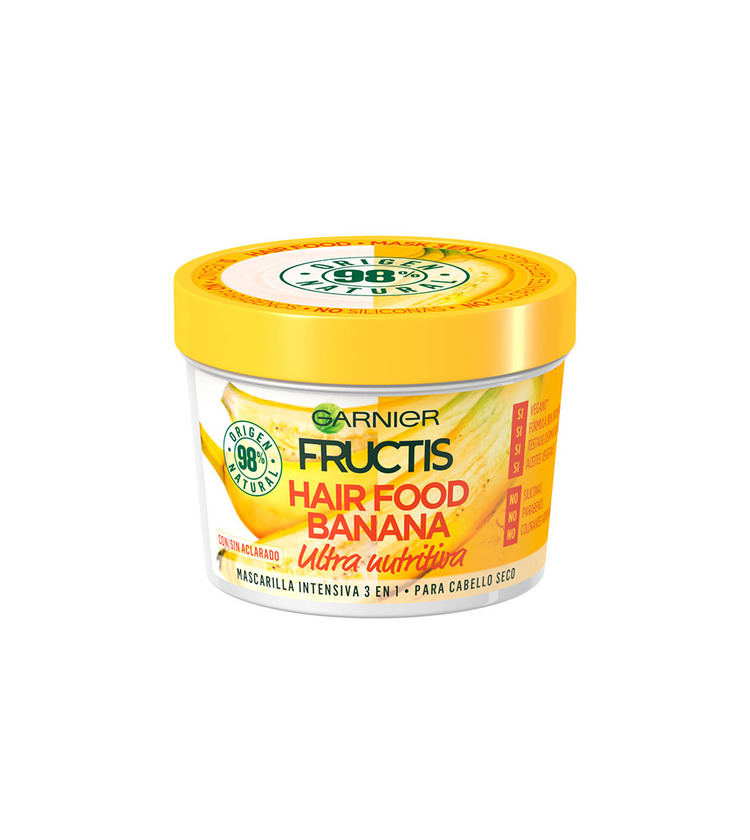 FRUCTIS
Hair Food Mascarilla 3 en 1 Banana