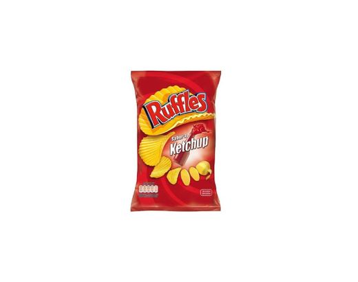 Batatas Fritas Ruffles Ketchup vegan snacks comida 

