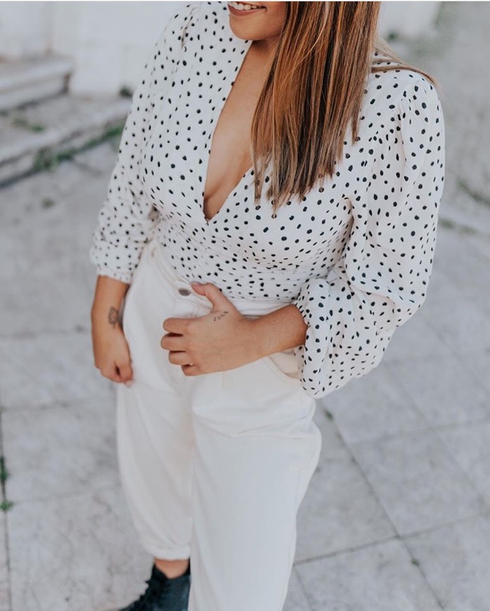 App Stradivarius | Mom jeans branco sujo 